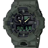 Gent's Olive Green 20 Bar Analog-Digital World Time Watch