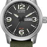 Citizen Men's Military Eco-Drive Watch Set – Black Dial & 42mm Case