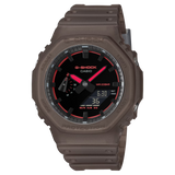 G-Shock GA2100K-5A Smoky Light Black & Red Analog-Digital Watch