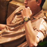 Seiko Presage Style 60s Automatic Watch | Gold Dial 40mm