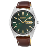 Seiko Essentials SUR449 Quartz Watch | Green Dial 40mm