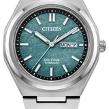 Citizen Zenshin Titanium Eco-Drive Watch | Mint Green Dial