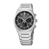 Seiko Essentials SSB455 Chronograph Watch | Gray Dial 40mm