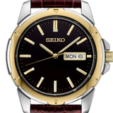 Seiko SUR360 Essentials Two-Tone Quartz Dress Watch - 39.6mm