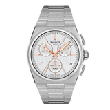 Tissot PRX 41mm Quartz Chronograph Silver Dial Watch T1374171103100
