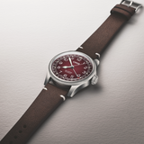 Oris x Cervo Volante Big Crown Burgundy Dial Watch | 40MM
