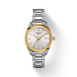Tissot PR 100 Lady's Watch - 34mm Two-Tone Gold & Steel