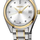 Lady's Sapphire Quartz Watch Two-Tone
