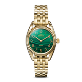 Lady's Derby Quartz Watch Malachite Dial