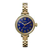 Lady's 34mm Birdy Watch with Lapis Lazuli Dial | Gold-Tone Bracelet