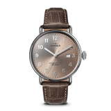 Shinola 38mm Canfield White Dial Stainless Steel Watch | Leather Strap