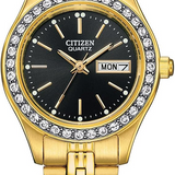 Citizen Ladies' 26mm Crystal Quartz Watch with Day-Date
