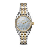 Shinola Diamond Derby Mother of Pearl Two-Tone Watch