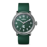 Shinola Michigan State Spartans Detrola Watch | 41mm MSU Green