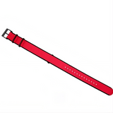 19mm  Quickster Extra Tissot Nylon Strap with Pink Band and Black Buckle