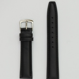 20mm Black Oil-Tan Leather Watch Band