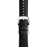 Shinola Men's 20mm Black Leather Watch Band