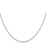Sterling Silver Oval Link Cable Chain