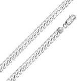 24" Solid Sterling Silver 10.4mm Miami Cuban Chain Necklace
