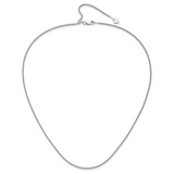 Adjustable Sterling Silver Spiga Wheat Chain
