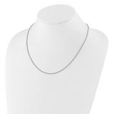 Adjustable Sterling Silver Spiga Wheat Chain