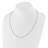 Adjustable Sterling Silver Spiga Wheat Chain