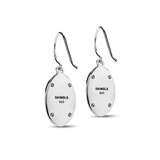 Sterling Silver Heirloom Petoskey Stone Drop Earrings