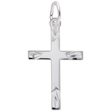 Sterling Silver Cross Pendant Charm