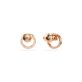 Swarovski Constella Rose Gold Stud Earrings - Everyday Solitaire Sparkle