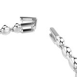 Swarovski Una Angelic Blue Tennis Bracelet | Rhodium Round Cut