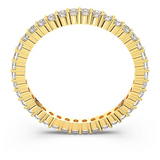 Matrix Vittore ring Round cut, White, 18K gold plated 52-6