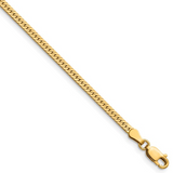 18" 14K Gold Filled 2.50mm Herringbone Chain | Lobster Clasp