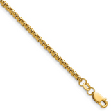 14K Gold Filled 2.60mm Venetian Box Bracelet (8.5")