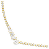 Swarovski Mesmera Necklace: 18K Gold-Plated Mixed Cuts (5747931)