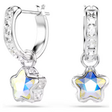 Swarovski 5754172 Chroma Drop Earrings | Rhodium Plated & Crystal