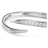 Swarovski Vienna Swan Bangle - Round Cut White Crystal (Size M)