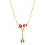Swarovski Imber Y Pendant Multicolor 18K Gold Finish 5753261