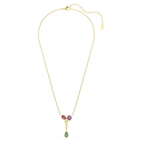 Swarovski Imber Y Pendant Multicolor 18K Gold Finish 5753261