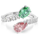 Ariana Grande x Swarovski Mixed Cuts Open Ring Multicolor 5737375