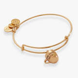 ALEX AND ANI "Mama Needs Her Coffee" Charm Bangle - Shiny Gold