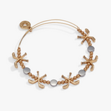 Alex and Ani Hockey Sticks & Puck Beaded Bangle - Two-Tone