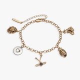 Alex and Ani Hockey Multi Charm Bracelet - Gold Finish
