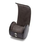 Black British Racing Single Watch Roll | Travel Case