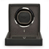 Black Cub Single Watch Winder with Cover Box | Automatic Watch Winder