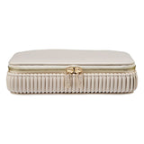 Vegan Bone Bella Zip Case | Jewelry & Watch Organizer