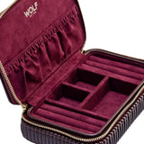 Vegan Bordeaux Bella Zip Case | Jewelry & Watch Organizer