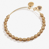 Alex and Ani Pumpkin Motif Beaded Bangle - Gold-tone