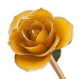 Sunshine Yellow Rose Hand-Dipped in 24K Gold | Everlasting Gift