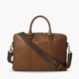 Shinola Brown Leather Computer Briefcase | Professional Bag