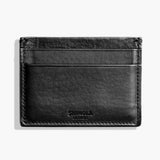 Five-Pocket Black Card Case | Slim Minimalist Wallet